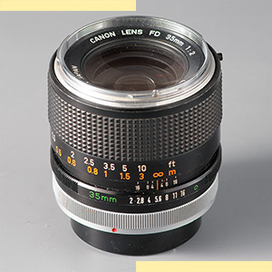 Canon FD 35mmf2 concave SN 10ring small