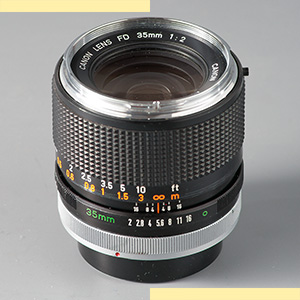 Canon FD 35mmf2 concave SN 12ring small