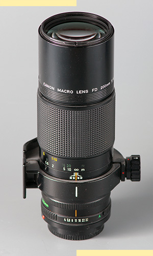Canon nFD 200mmf4 Macro small