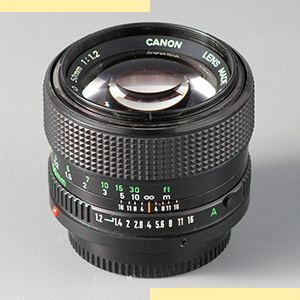 Canon nFD 50mmf12 small